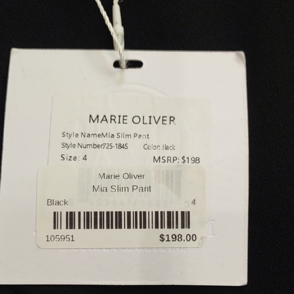 MARIE OLIVER Classic Black Pants - Picture 12 of 17